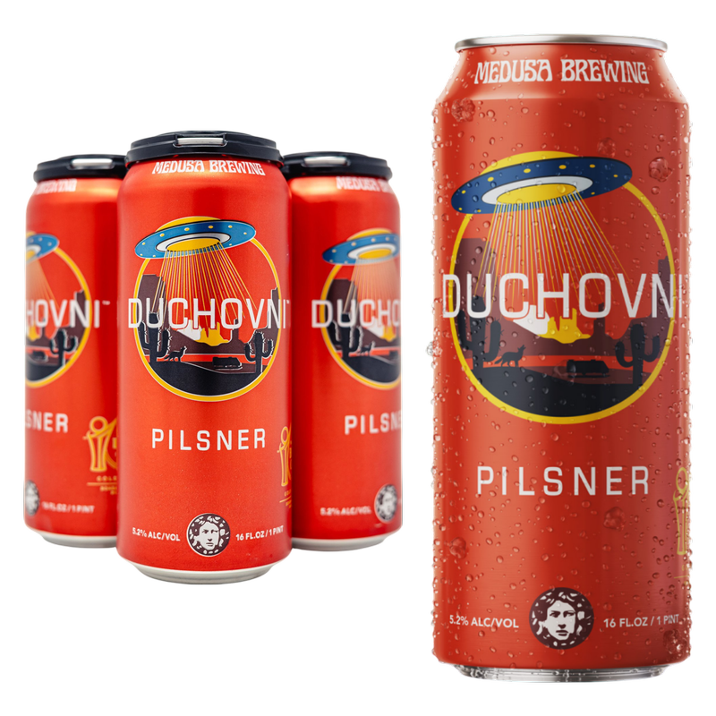 Medusa Brewing Duchovni Pilsner 4pk 16oz Can 5.2% ABV