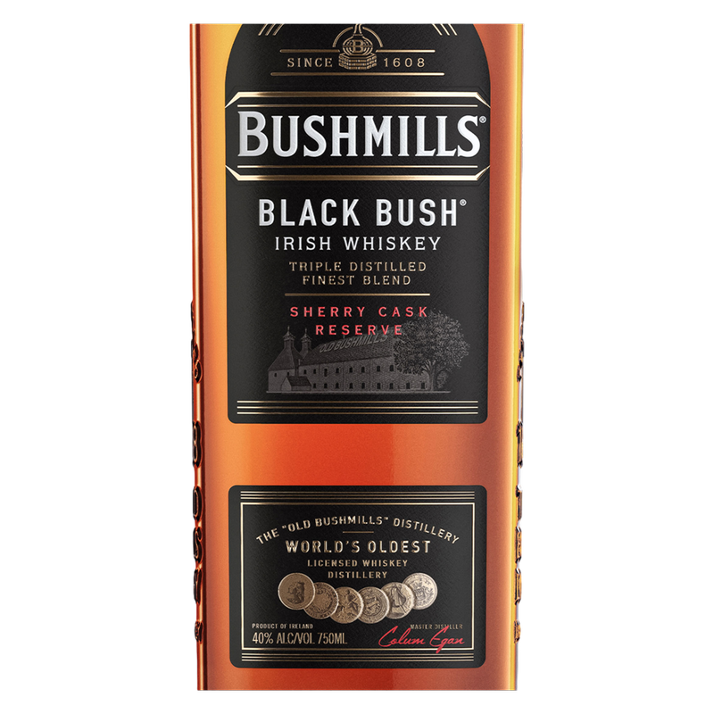 Bushmills Black Bush Whiskey 750ml (80 Proof)