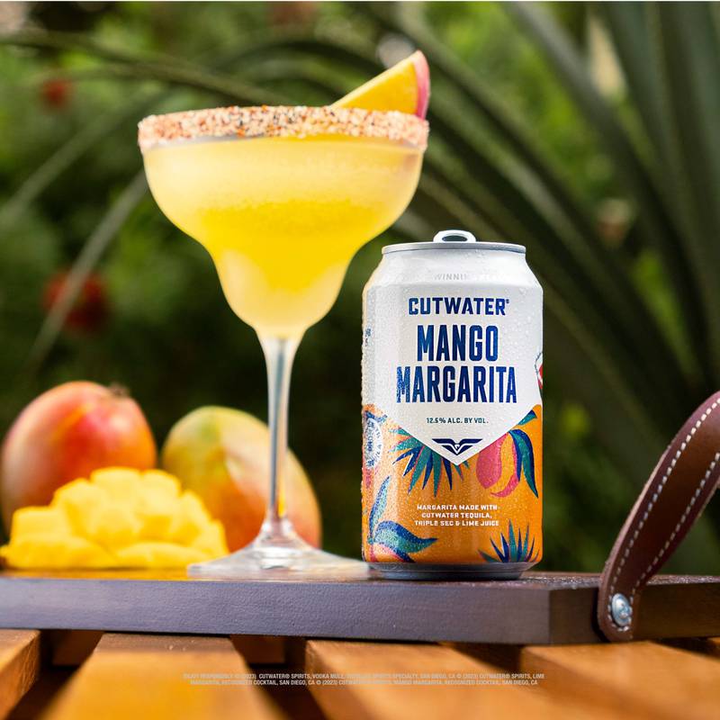Cutwater Tequila Mango Margarita 4pk 12oz Cans 12.5% ABV