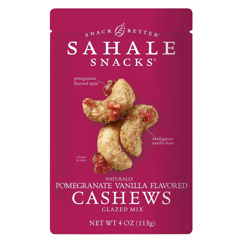 Sahale Pomegranate Vanilla Glazed Cashews Mix 4oz