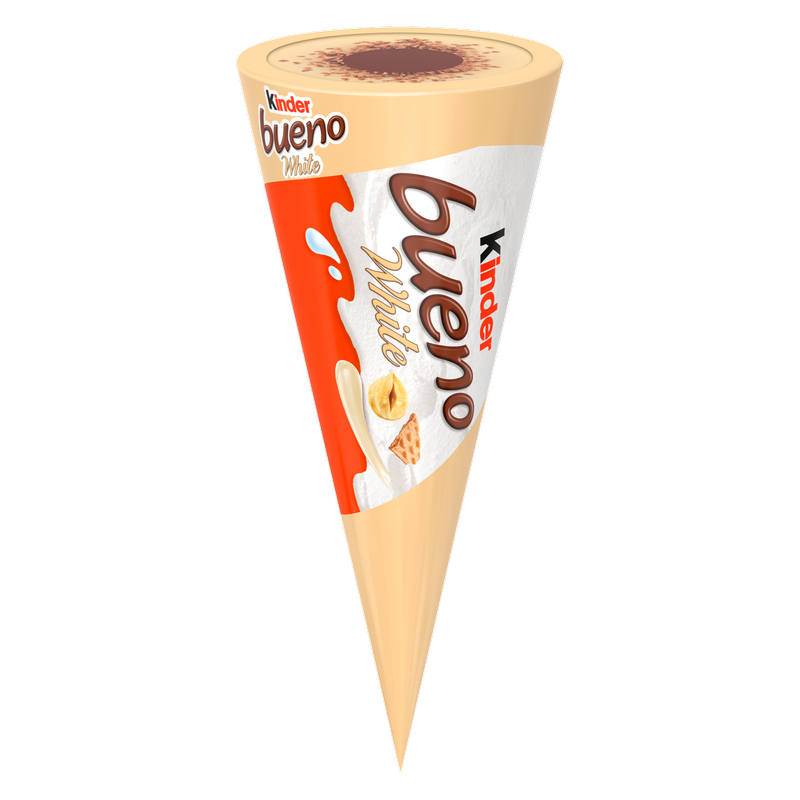 Kinder Bueno White Ice Cream Cone, 90ml