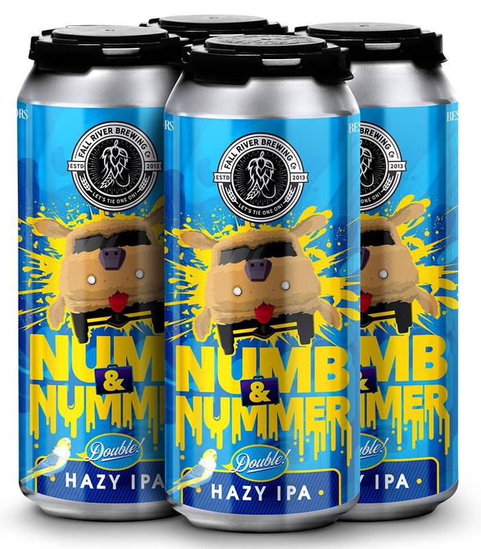 Fall River Brewing Co. Numb & Nummer Double Hazy IPA (4PKC 16 OZ)