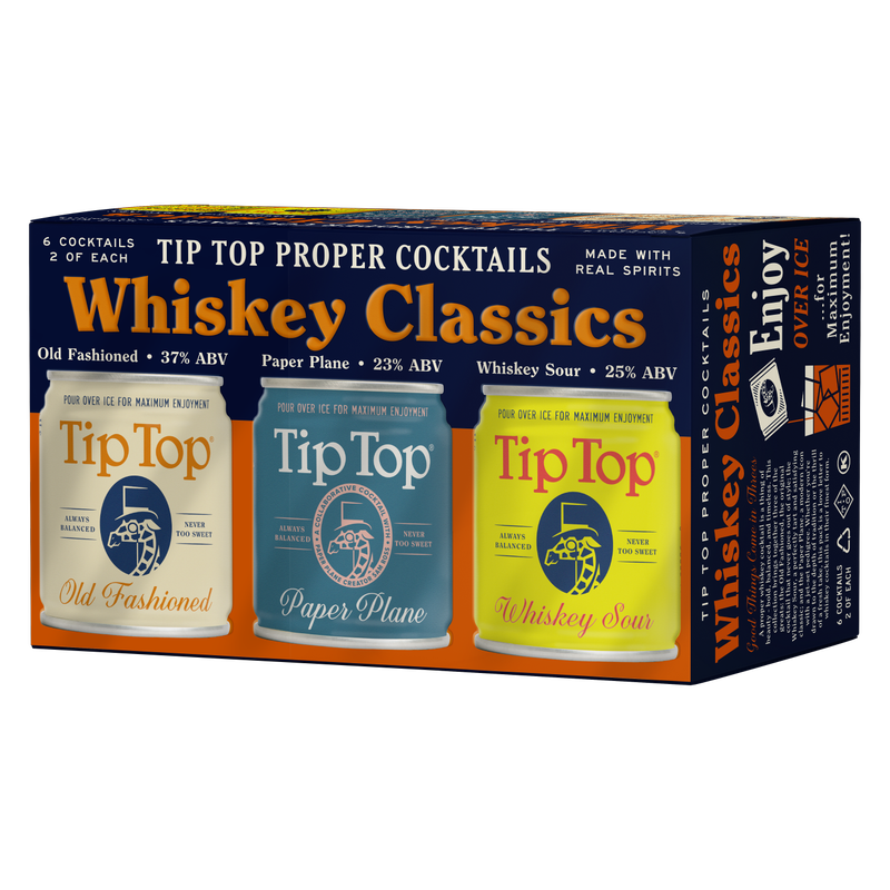 Tip Top Whiskey Classic Variety 6pk 100ml