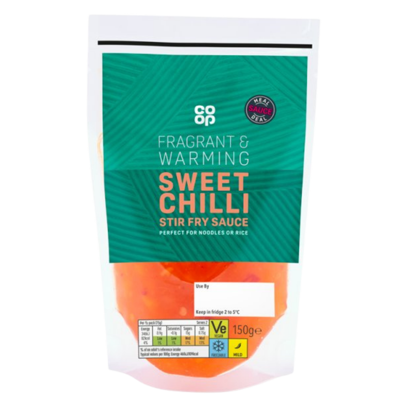 Co-op Sweet Chilli And Ginger Stir Fry Sauce, 150g