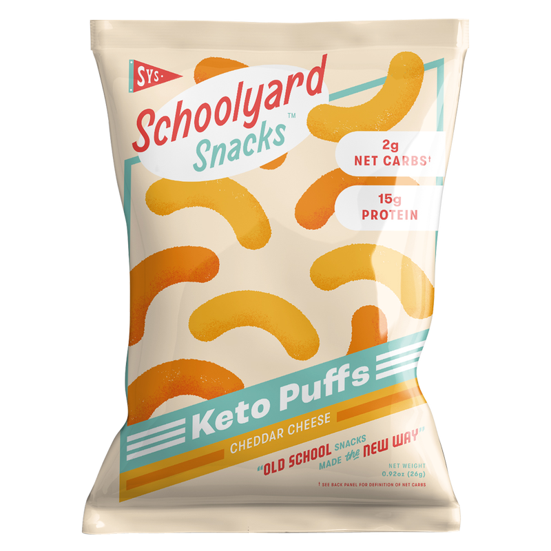 Schoolyard Snacks Cheddar Keto Puffs .9oz