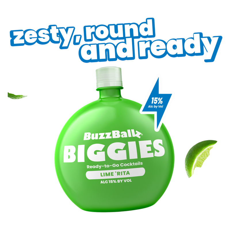 BuzzBallz Biggies Chillers Lime 'Rita 1.5 litros Alc. 15% Vol.