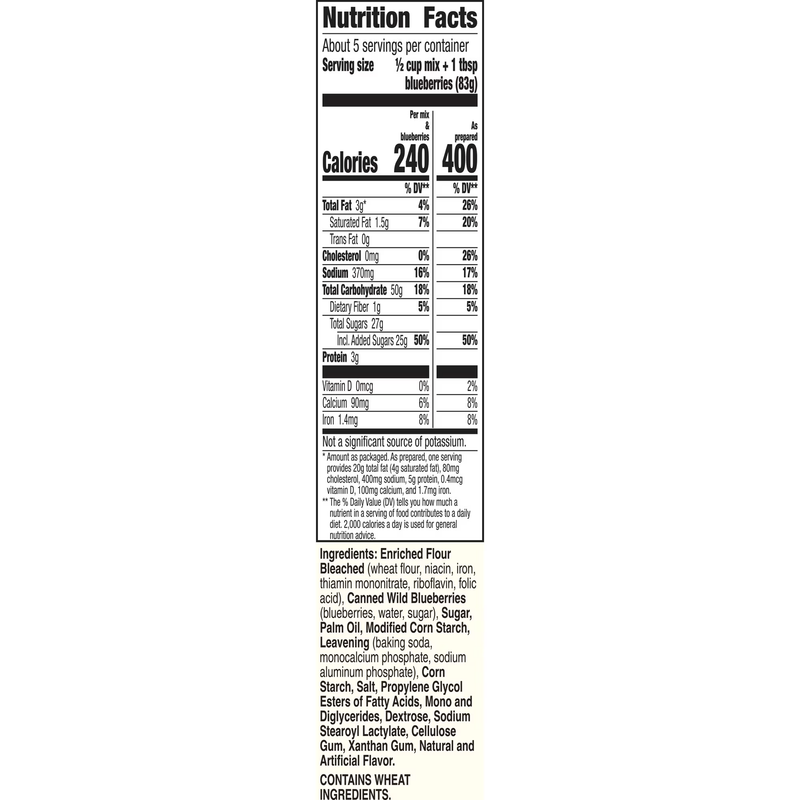 Betty Crocker Wild Blueberry Muffin Mix 16.9oz