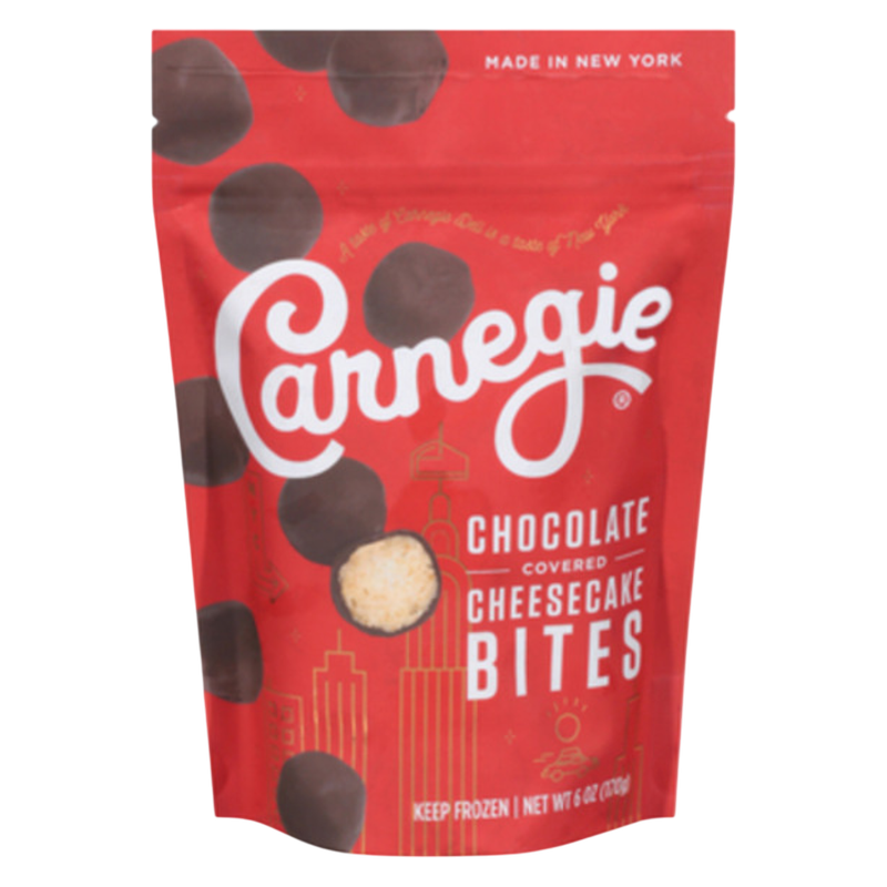 Carnegie Deli Chocolate Covered Cheesecake Bites, 6 oz
