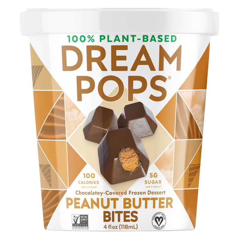 Dream Pops Peanut Butter Dream Non-Dairy Bites 4oz