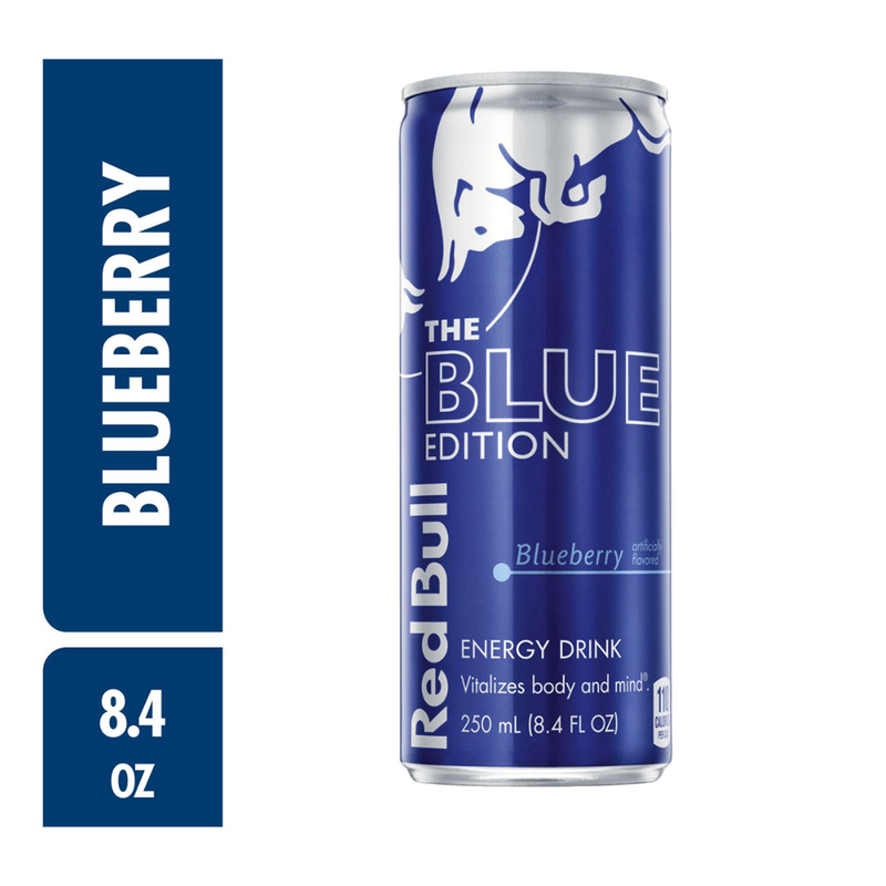 Red Bull Energy Drink The Blue Edition Blueberry 8.4oz Can