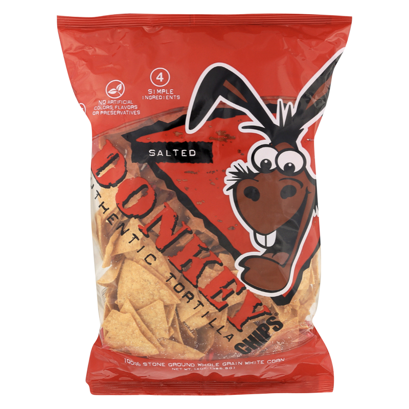 Donkey Salted Tortilla Chips 14oz