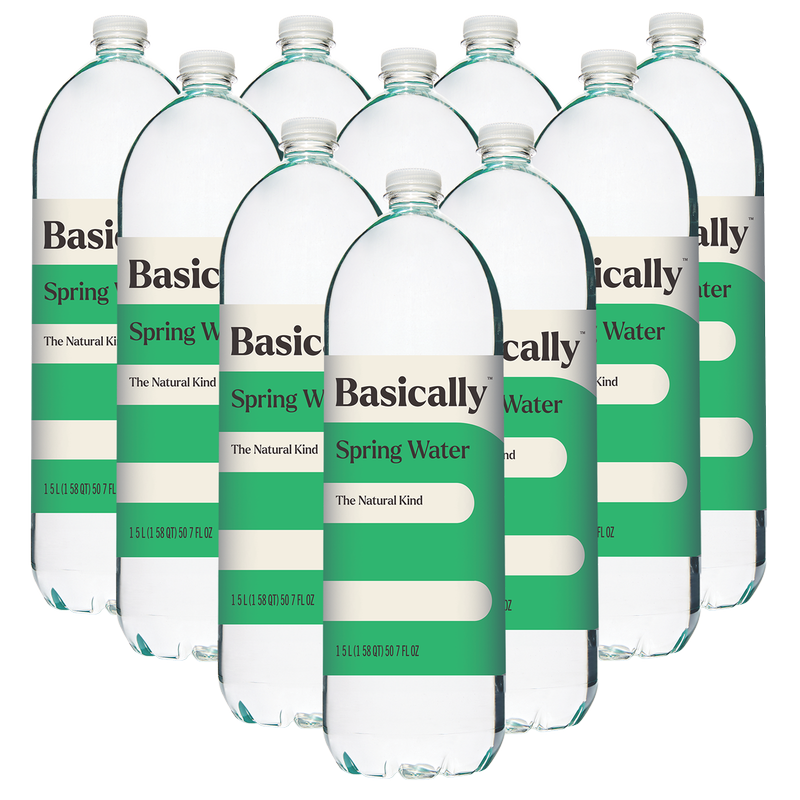 Basically 1.5L Spring Water (Pack of 12)
