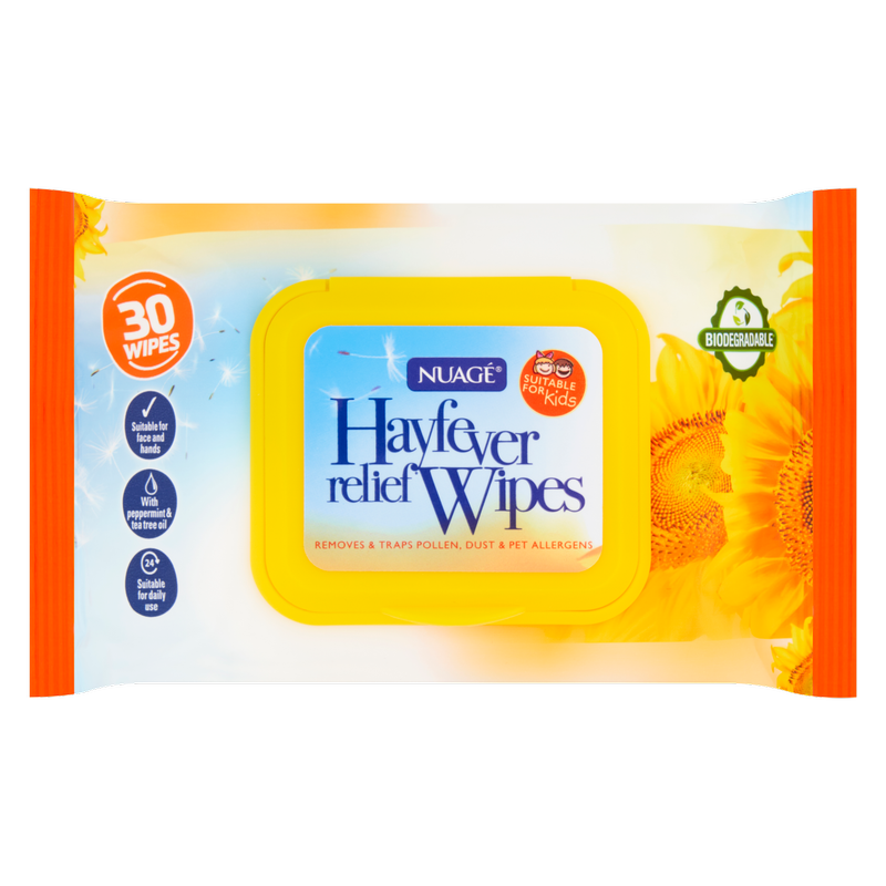 Nuage Hayfever Relief Wipes, 30pcs