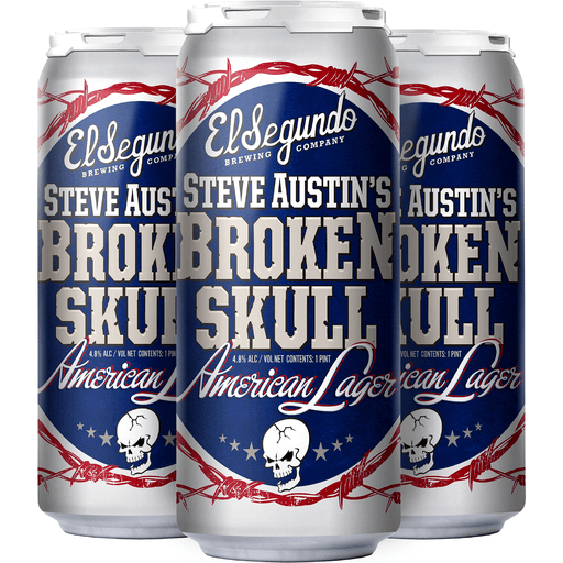 El Segundo Brewing Co. Steve Austin's Broken Skull Lager (4PKC 16 OZ)