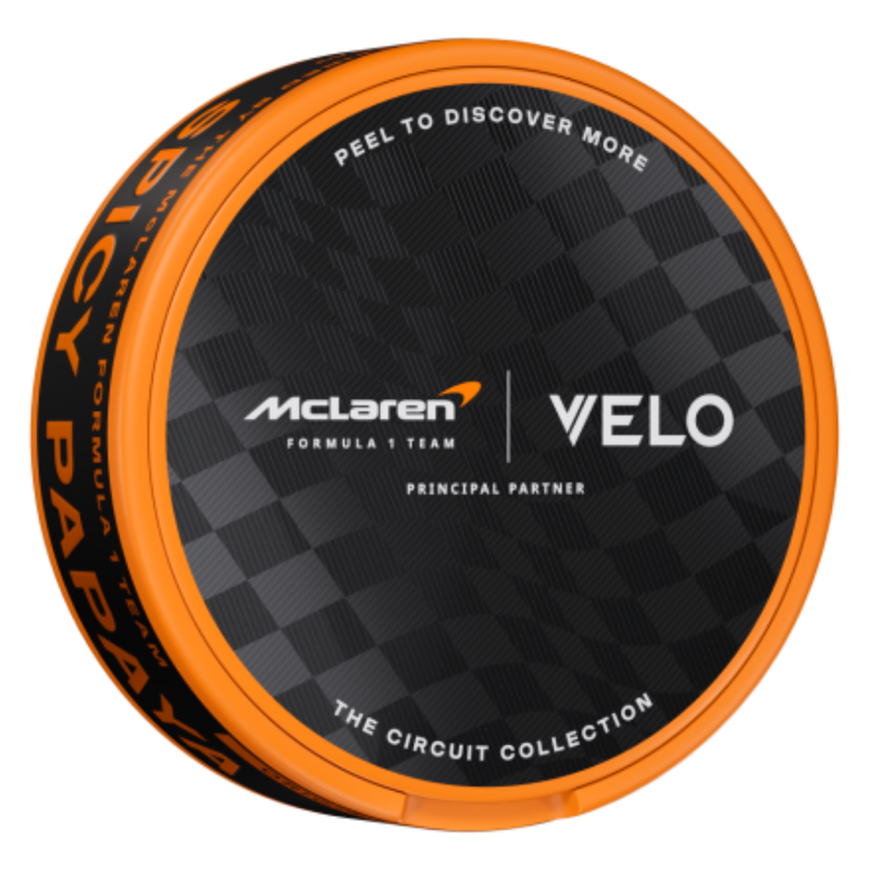 Velo McLaren Spicy Papaya Nicotine Pouches (8mg), 20pcs