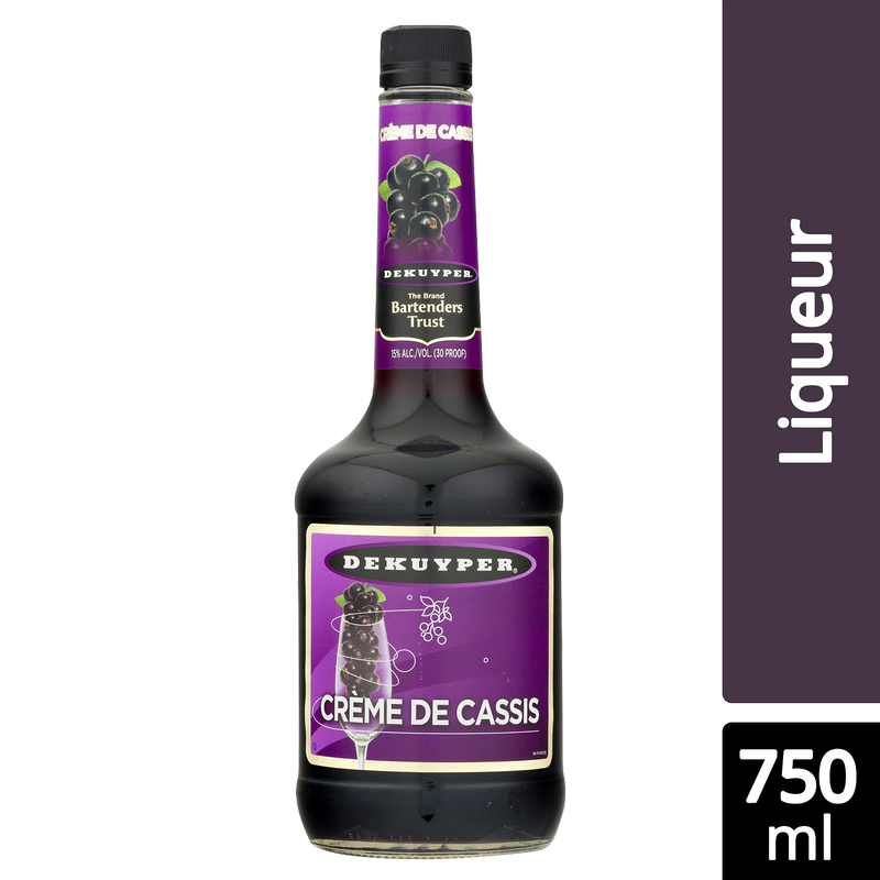 Dekuyper Creme De Cassis Liqueur 750ml (30 Proof)