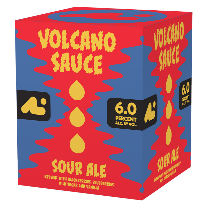 Aslin Volcano Sauce Milkshake Sour Ale 4pk 16oz Can 5.0% ABV