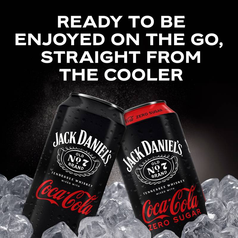 Jack Daniel's & Coca-Cola Zero 475ml Can 5% ABV