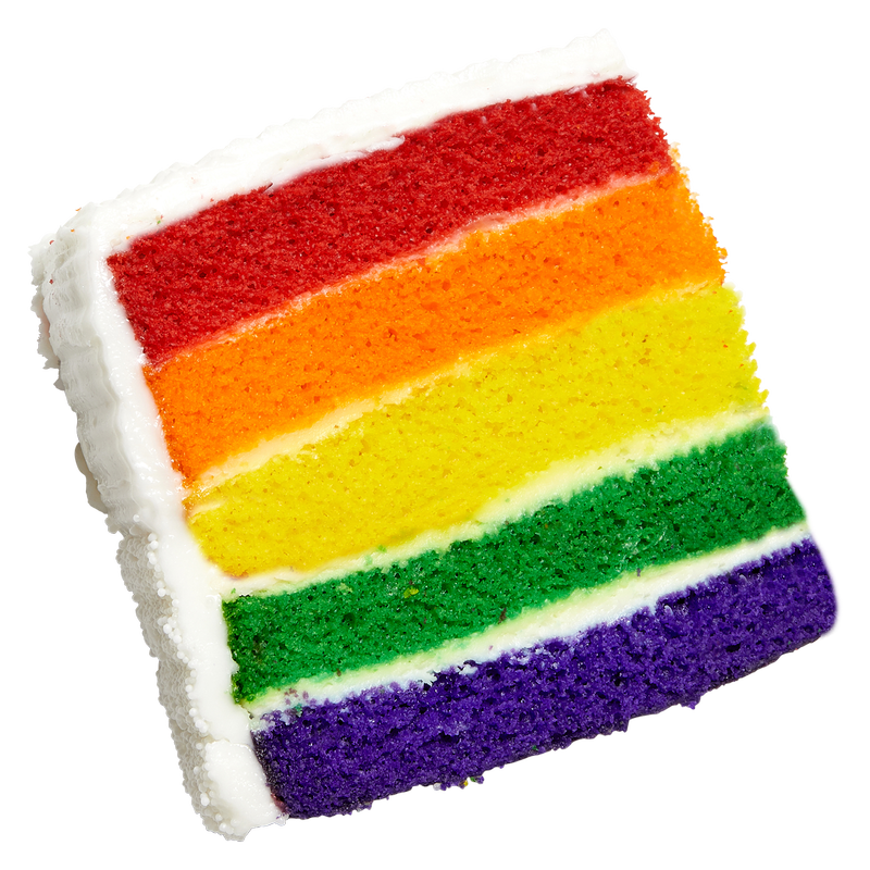 Brown's Chef Market Rainbow Cake Slice 8oz