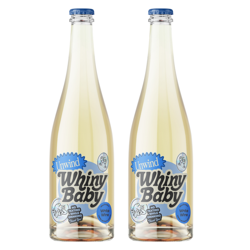 Whiny Baby, Unwind White Wine Blend 750ml Bundle