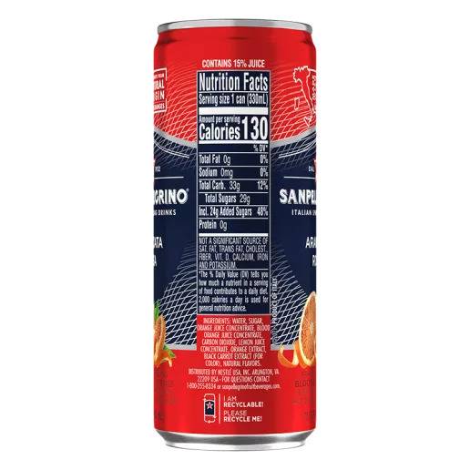 San Pellegrino® Aranciata Rossa (Blood Orange) 11.15 oz