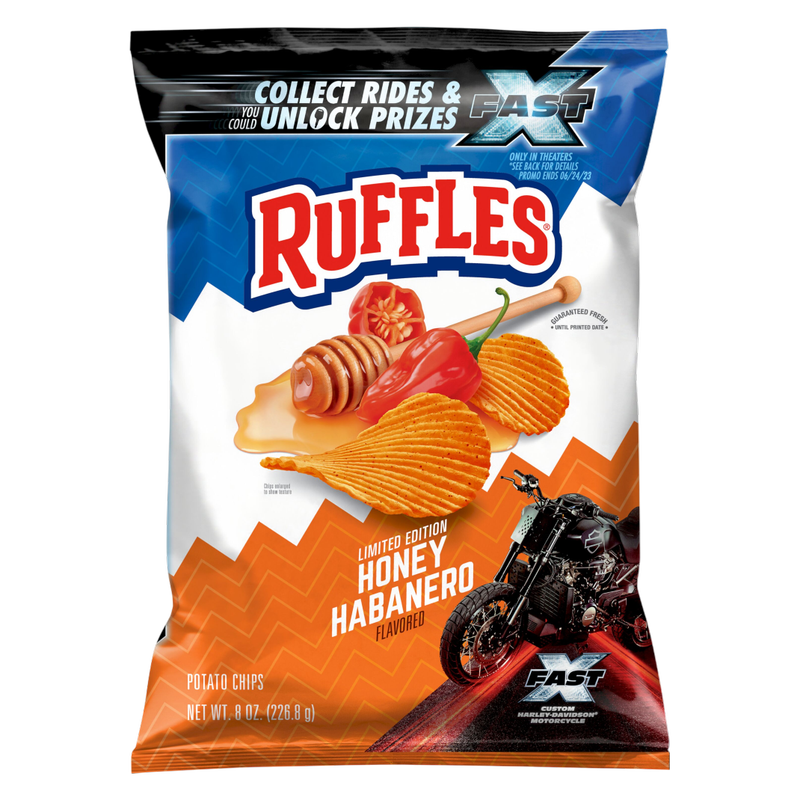 Ruffles Honey Habanero 8 oz