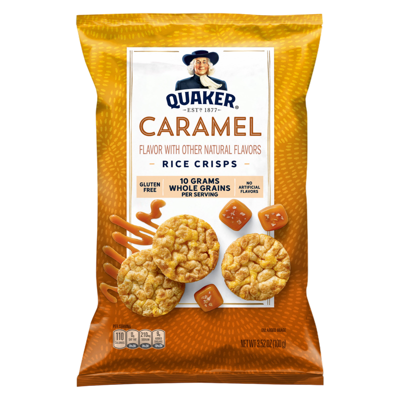 Quaker Rice Crisps Caramel 3.52oz