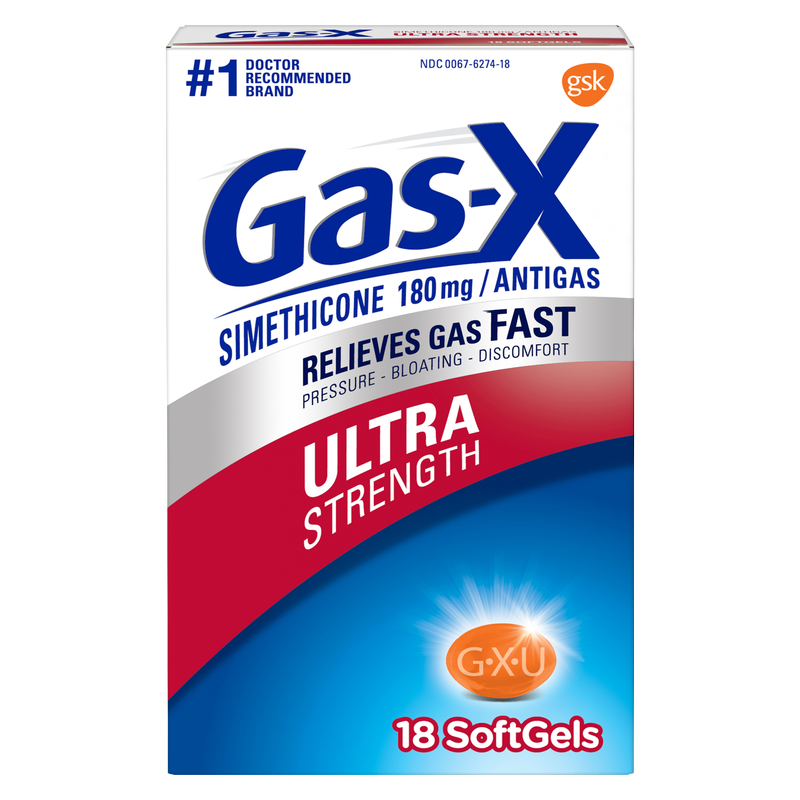 Gas-X Ultra Strength Softgel 18ct