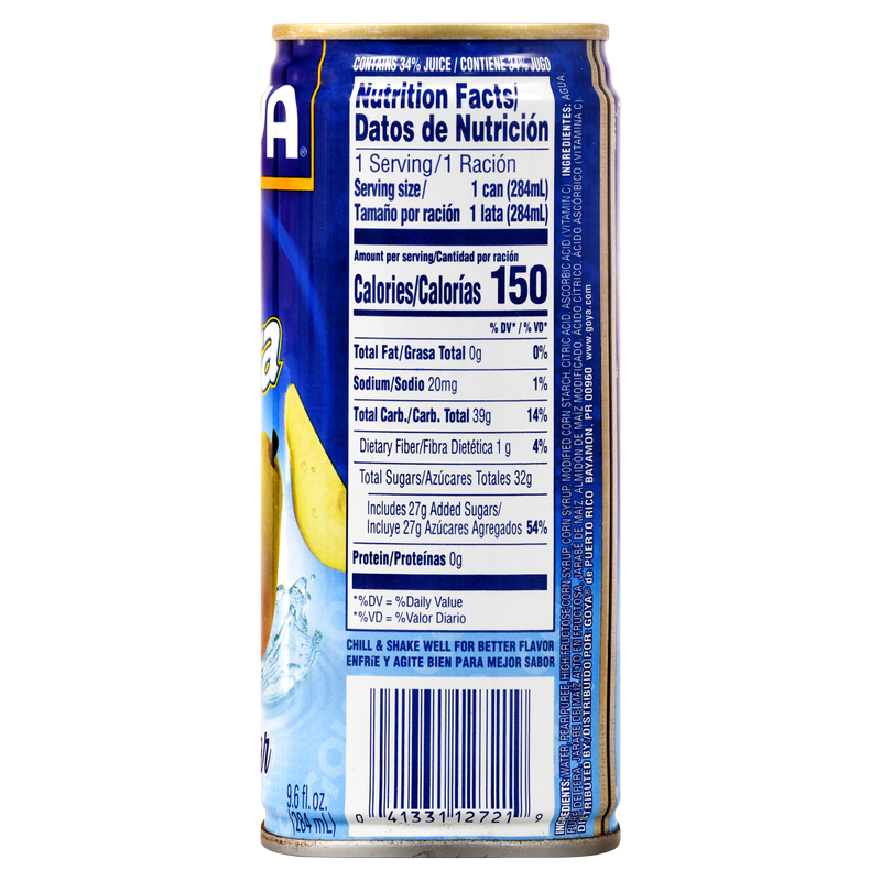 Goya Néctar de pera, botella de 9.6 oz