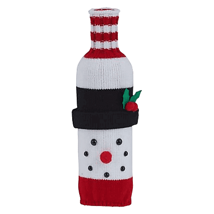 The Gift Wrap Company Snowman Bottle Topper