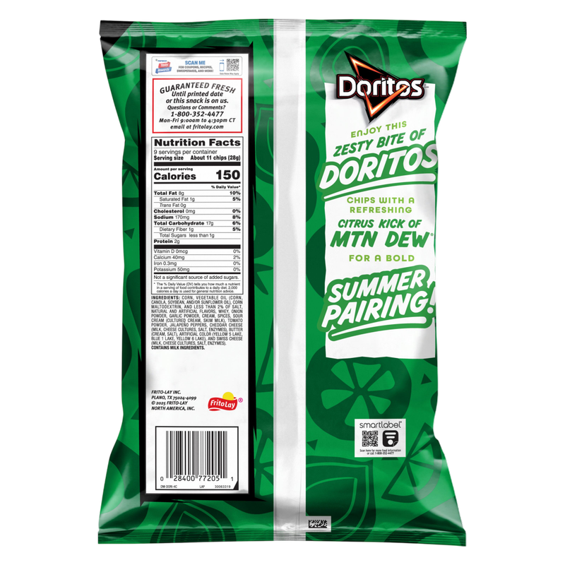 Doritos Tortilla Chips Guacamole, 9oz