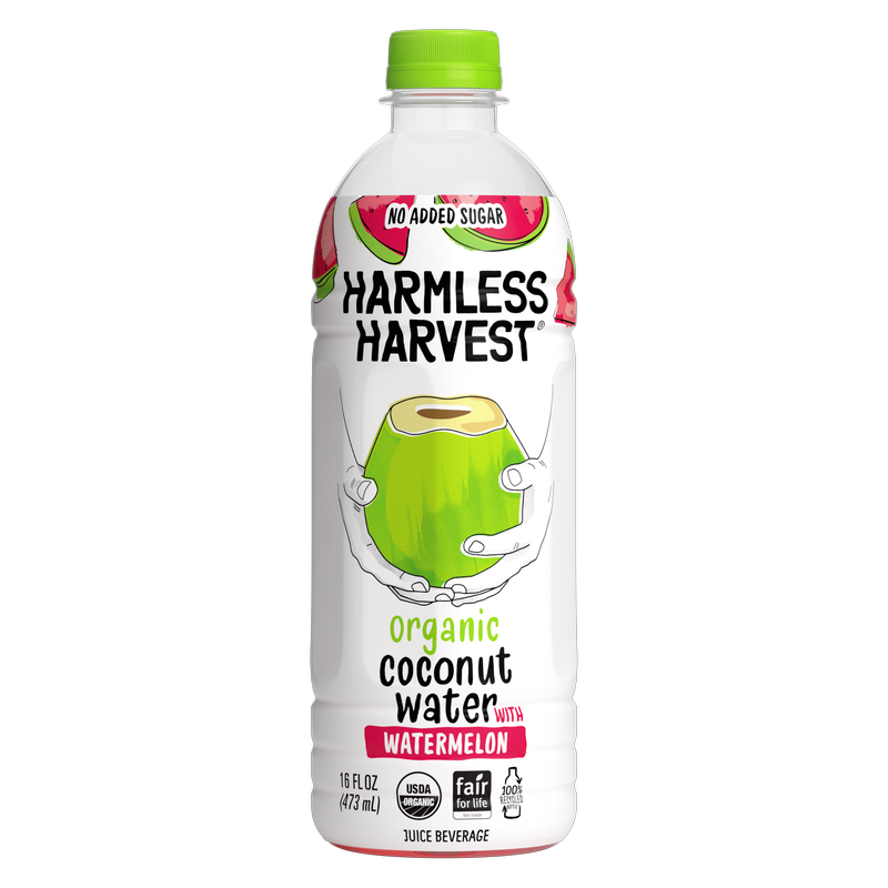 Harmless Harvest Organic Watermelon Coconut Water 12oz