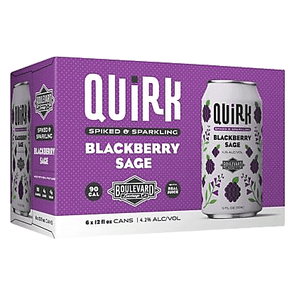 Quirk Spiked & Sparkling Blackberry Sage 6pk 12oz Can
