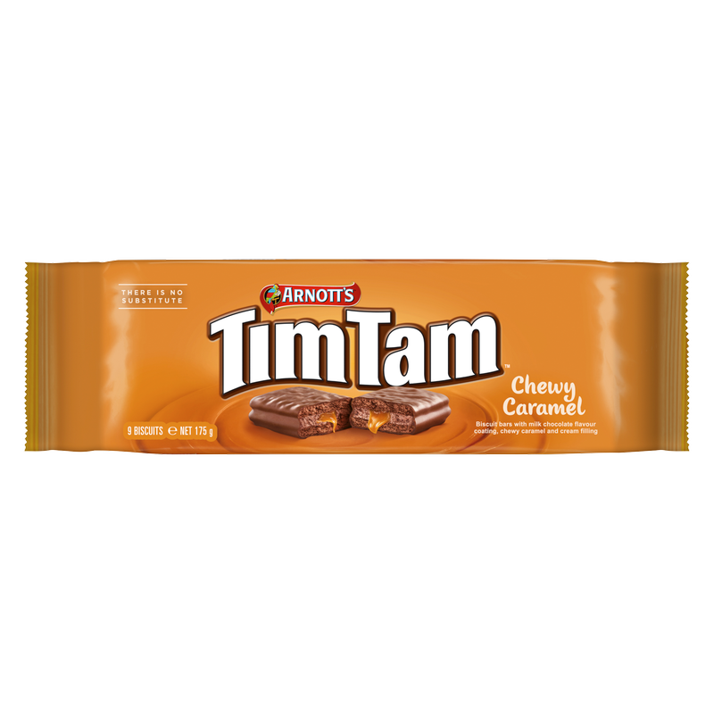 Tim Tam Chewy Caramel Biscuits, 175g
