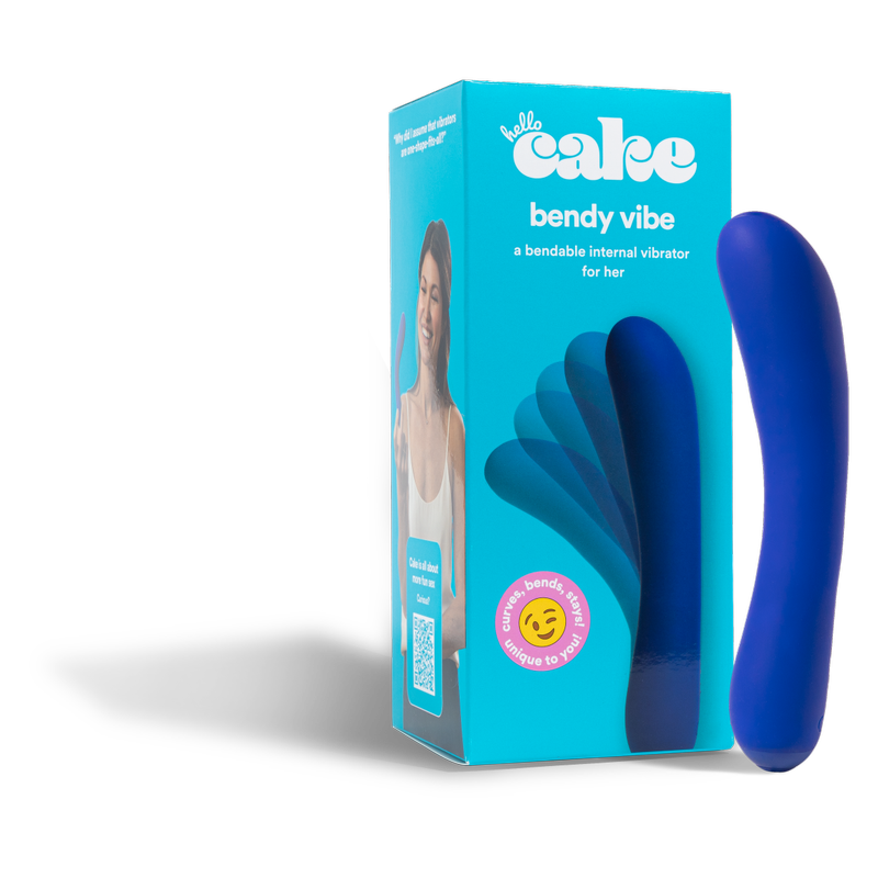 Hello Cake Bendy Vibe, Flexible and Bendable Vibrator Toy