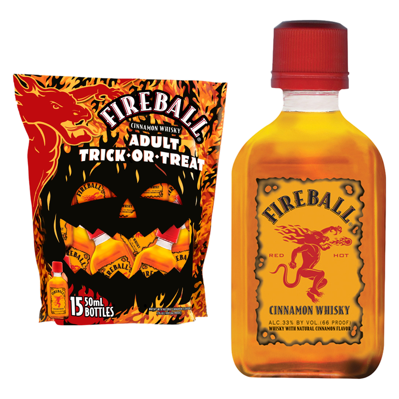 Fireball Trick or Treat 50ml 15pk (33 proof)