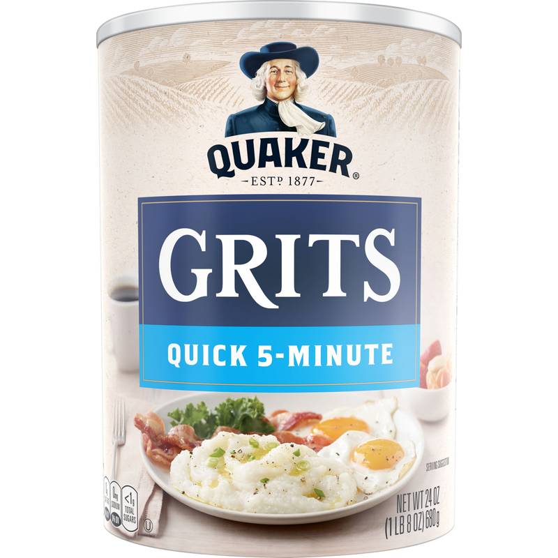 Quaker Original Quick 5-Minute Grits Shelf Stable Ready to Cook 24 Oz