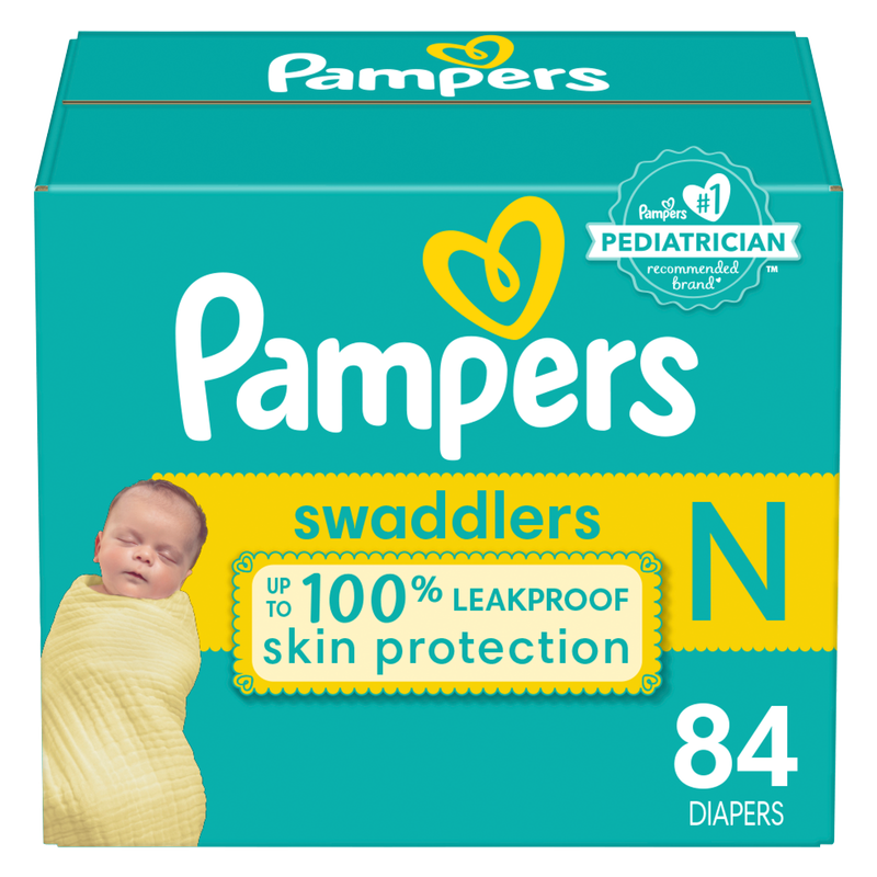 Pampers Swaddlers Size 0 Super Pack 84 ct
