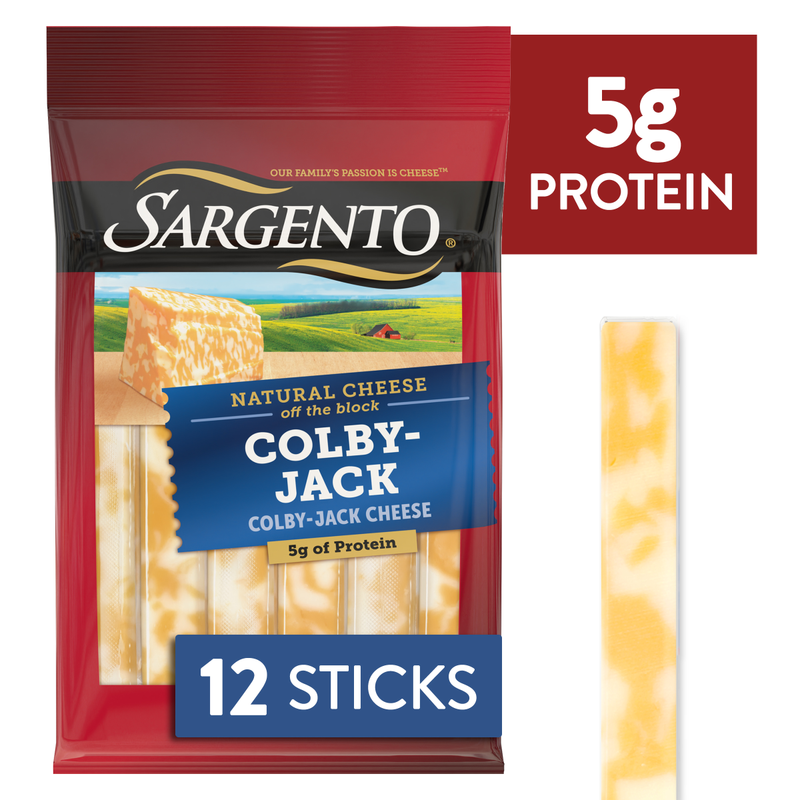 Sargento Colby-Jack Natural Cheese Snack Sticks - 12ct