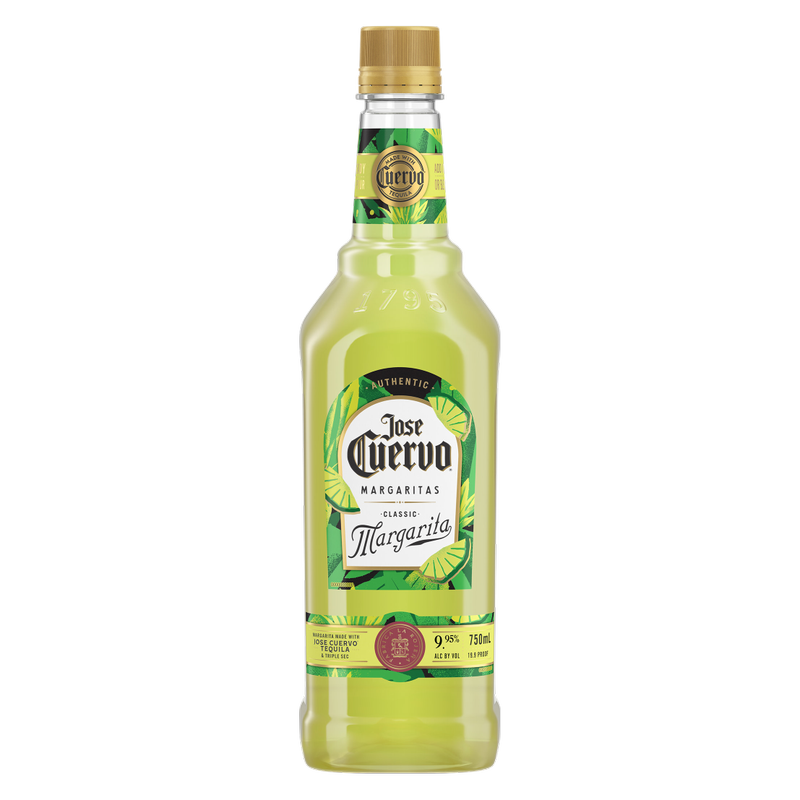 Jose Cuervo Authentic Margarita Classic Lime Ready to Drink Cocktail 750ml 9.95% ABV