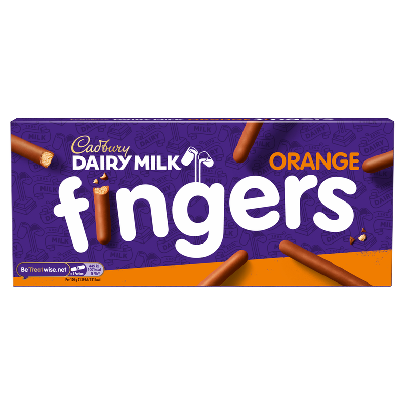 Cadbury Orange Fingers, 114g