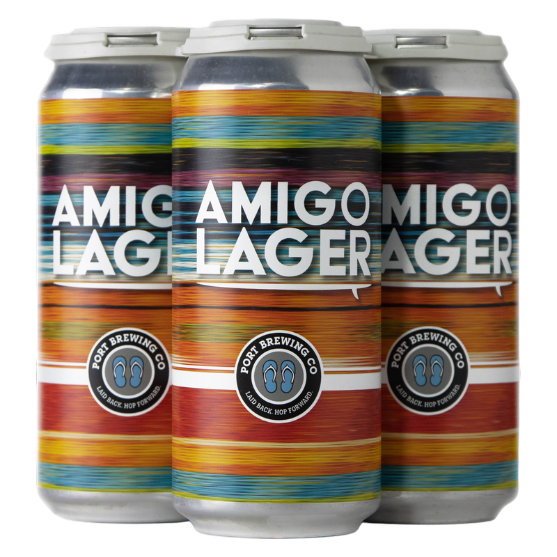 Port Brewing Amigo Lager 4pk 16oz Can