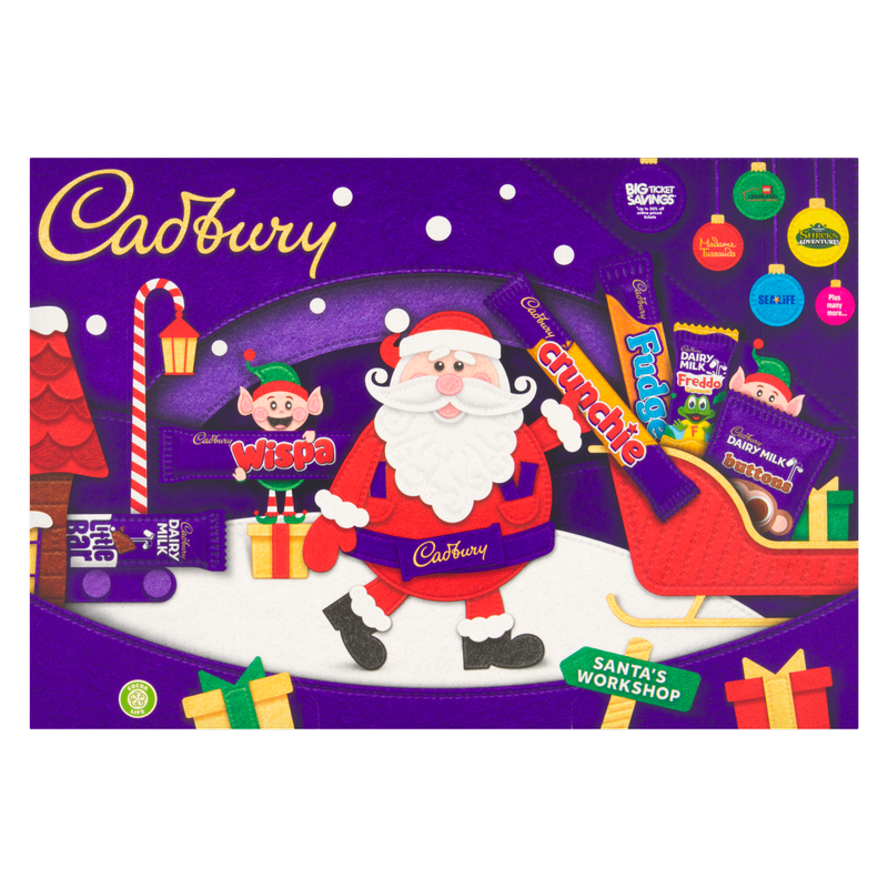 Cadbury Medium Santa Selection Box, 125g