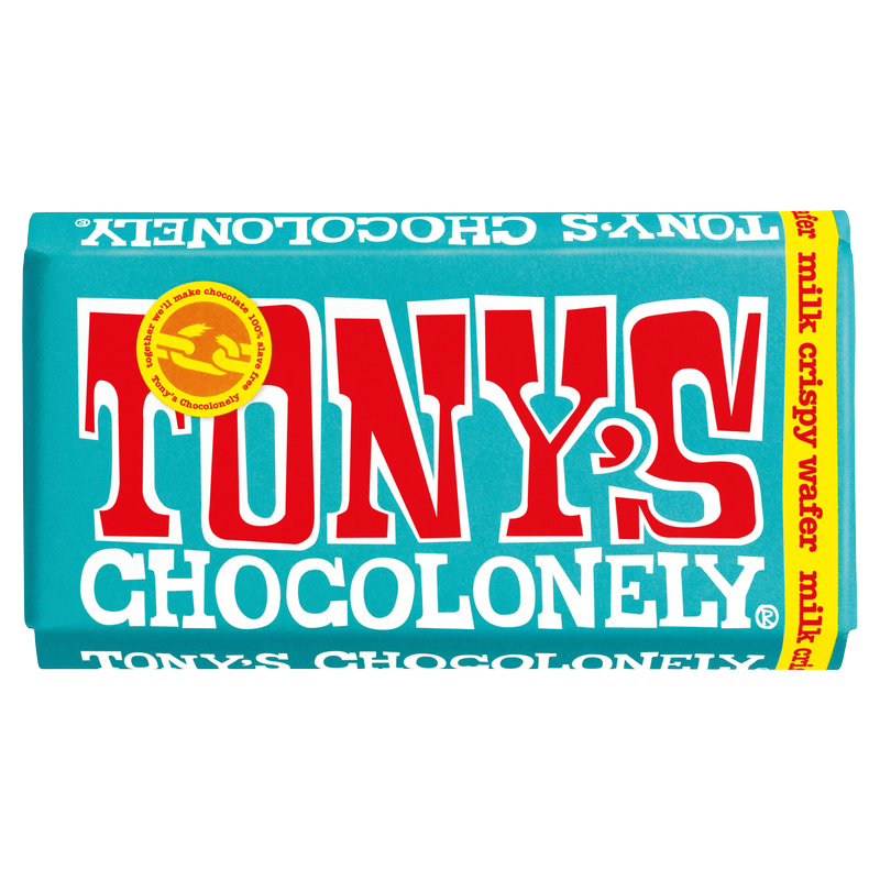 Tony's Chocolonely Milk Crispy Wafer, 180g