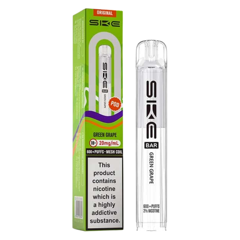 SKE BAR 600 Green Grape 20mg/ml, 1pcs