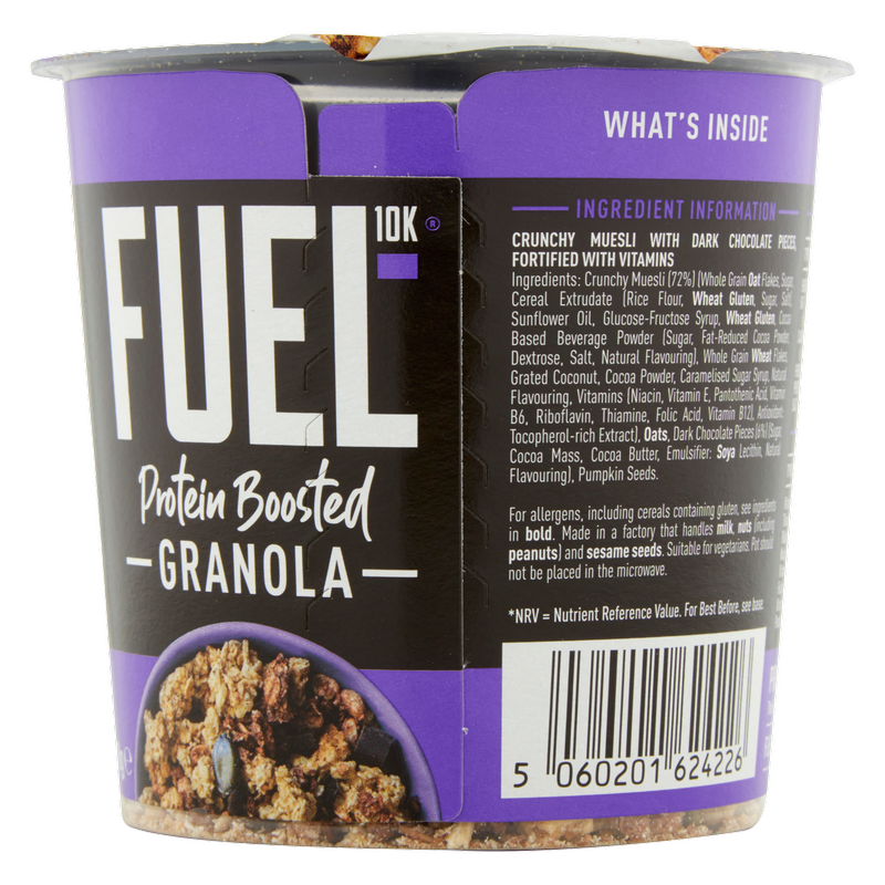 FUEL10K Chocolate Protein Granola Cereal Pot, 70g