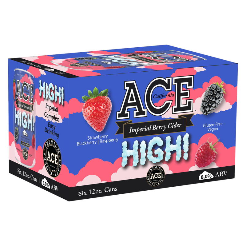 Ace Cider Imperial Berry 6pk 12oz Can 8% ABV