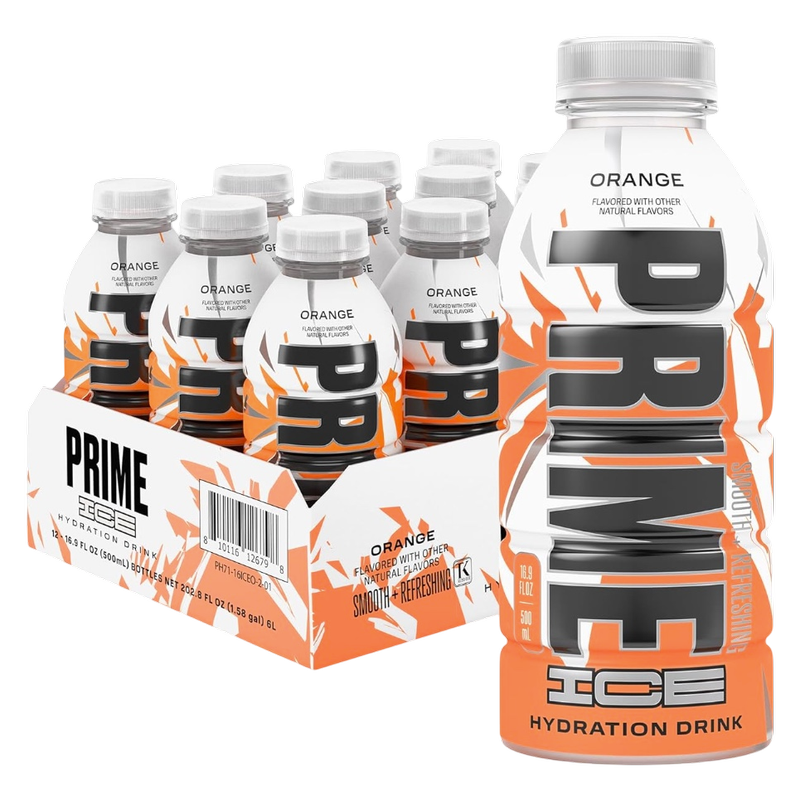 Prime Hydration Ice Orange Chill 12pk 16.9oz Bottle