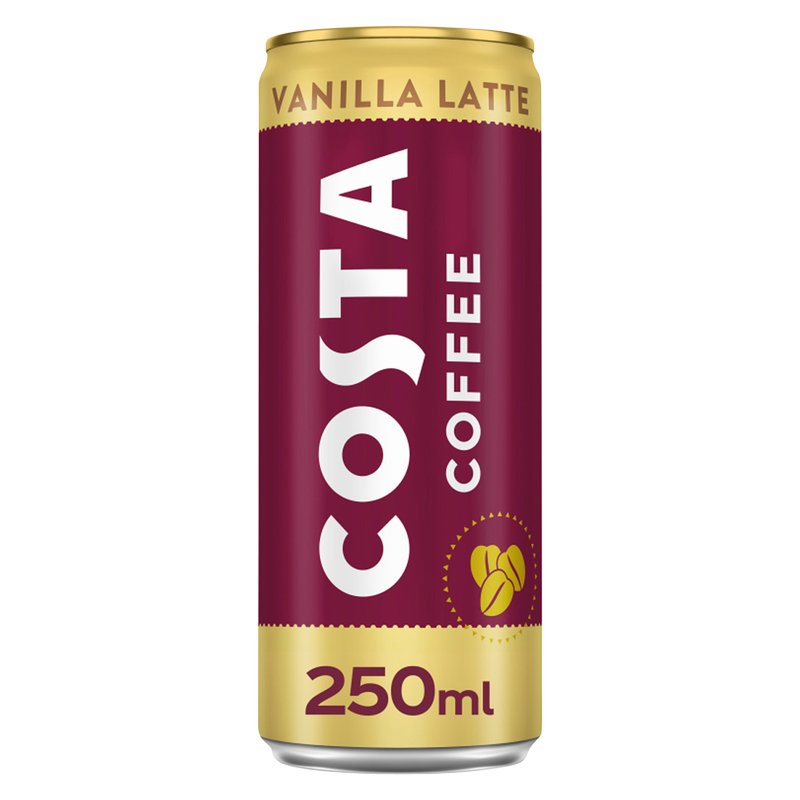 Costa Coffee Vanilla Latte, 250ml