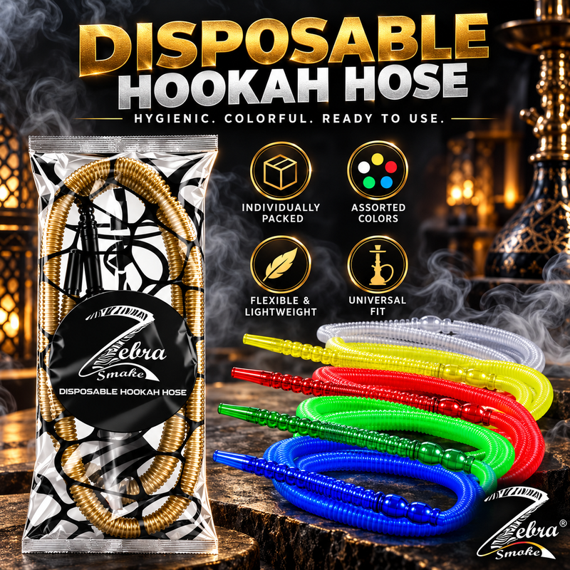 Disposable Hookah Hose- Assorted Colors
